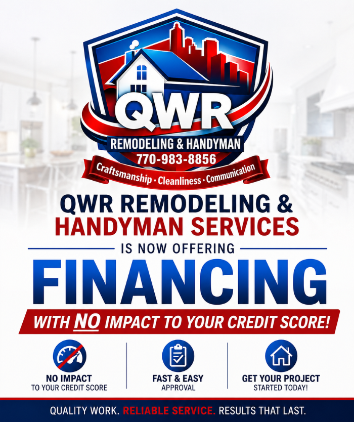 QWR is now offering financing with no impact to credit score